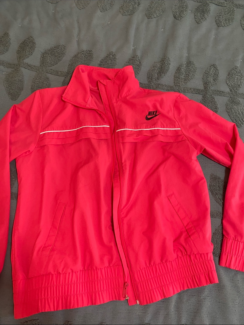 Nike Women's Hot Pink Bomber Track Jacket